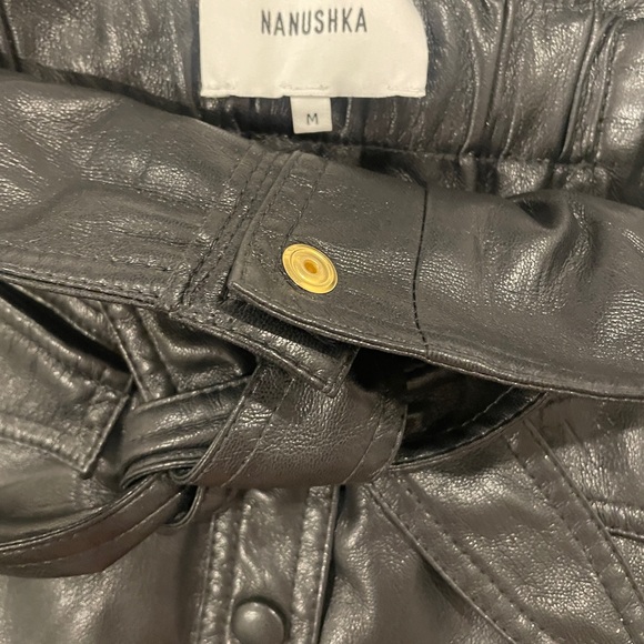 Nanushka western faux leather mini skirt size medium - Picture 9 of 14